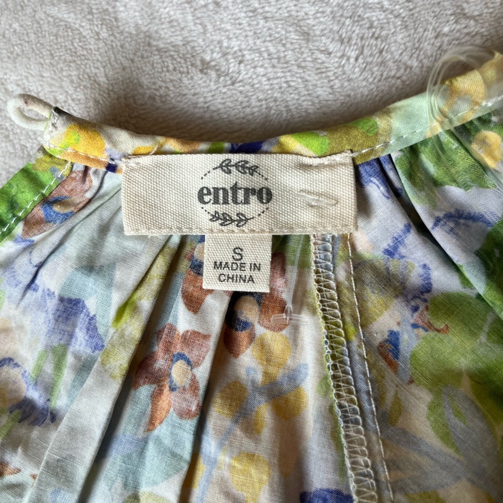 Entro Colorful Floral Blouse - Picture 8 of 10
